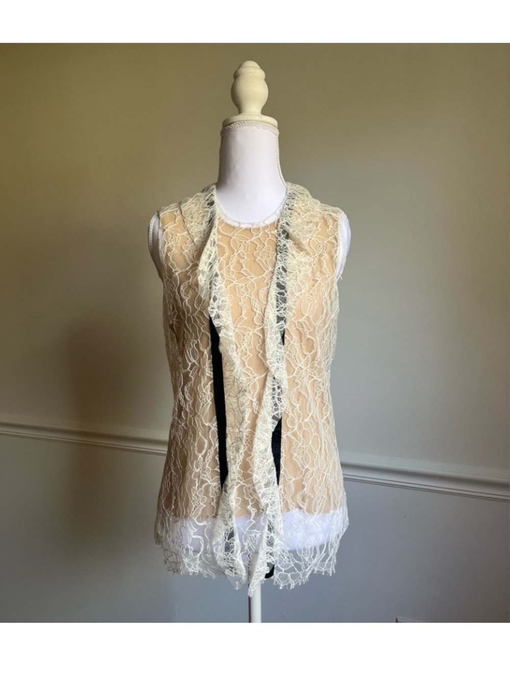 Chanel Two-Piece Lace Top